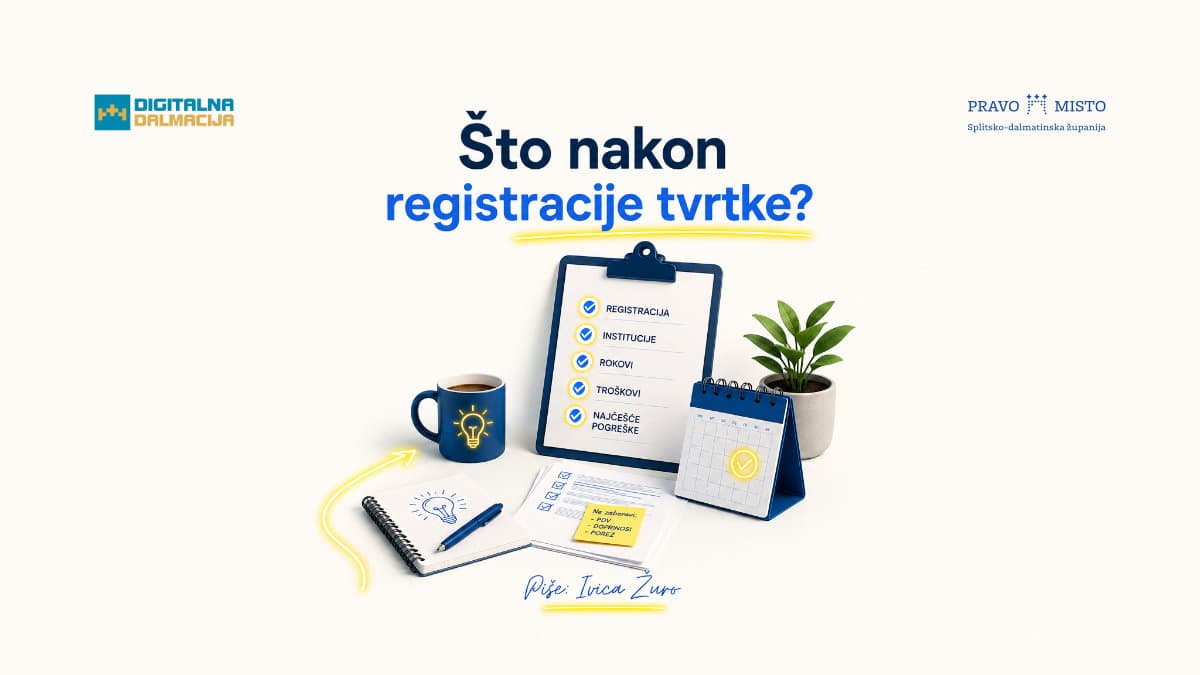 Što nakon registracije tvrtke?
